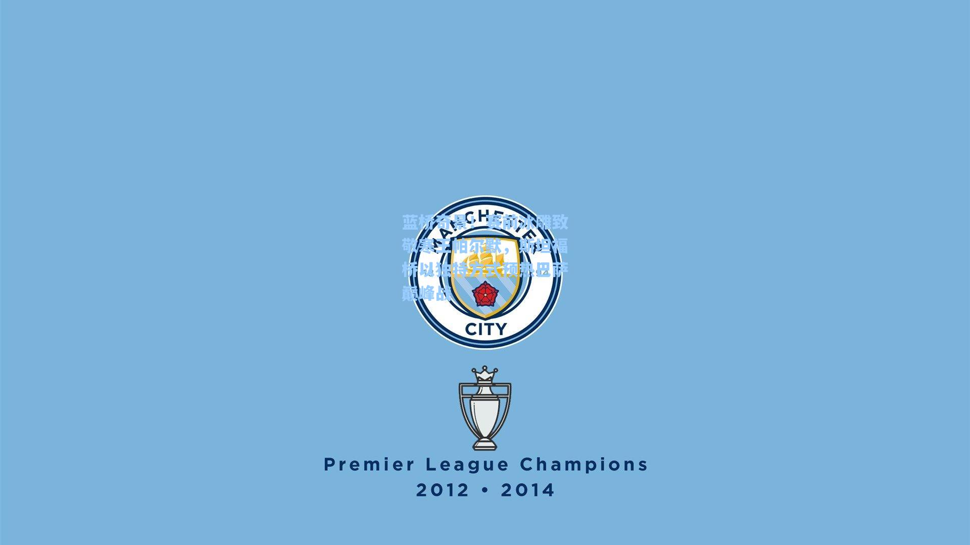 蓝桥奇景！赛前冰雕致敬寒王帕尔默，斯坦福桥以独特方式预热巴萨巅峰战